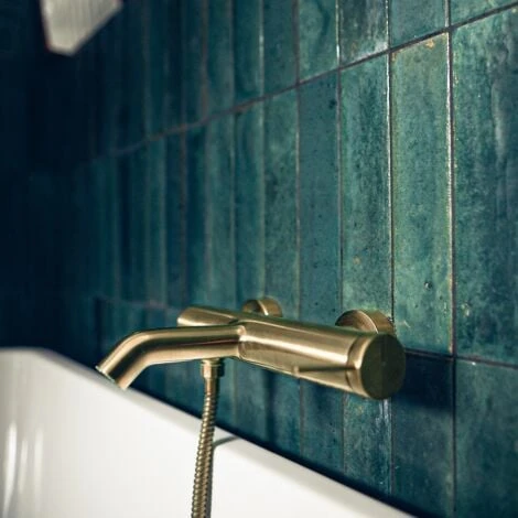 Luisa Mitigeur Bain-douche Or Brosse 2 Luisa Mitigeur Bain-douche Or Brosse – Image 2