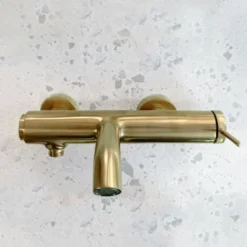 Luisa Mitigeur Bain-douche Or Brosse 7 Luisa Mitigeur Bain-douche Or Brosse -Grohe || Hansgrohe Soldes Magasin 39618347 4