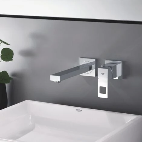 Façade Mitigeur Lavabo Mural Grohe Eurocube Taille M 3 Façade Mitigeur Lavabo Mural Grohe Eurocube Taille M – Image 3