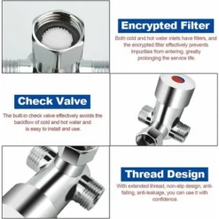 Mélangeur Eau Chaude Froide En Laiton Antirouille G1/2 Robinet Mélangeur Placage Mitigeur Thermostatique Durable Avec Filtre Pour Chauffe-Eau Robinet Automatique Salle De Bain Cuisine 8 Mélangeur Eau Chaude Froide En Laiton Antirouille G1/2 Robinet Mélangeur Placage Mitigeur Thermostatique Durable Avec Filtre Pour Chauffe-Eau Robinet Automatique Salle De Bain Cuisine -Grohe || Hansgrohe Soldes Magasin 41341454 4