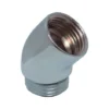 Coude Pour Passe Flexible Chromé Pour Table, Coude MF 1/2''