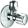 SCHELL Valve D'angle CONFORT Chrome, Conception Courte 049120699