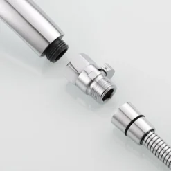 Vanne D'arrêt De Pommeau De Douche Contrôle De Flux Vanne D'arrêt Robinet En Laiton De Débit Pièce Rechange Universelle Macaron -Grohe || Hansgrohe Soldes Magasin 47522707 5