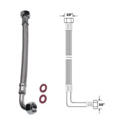 Tuyau Connexion Sanitaire 300mm 1/2X1/2