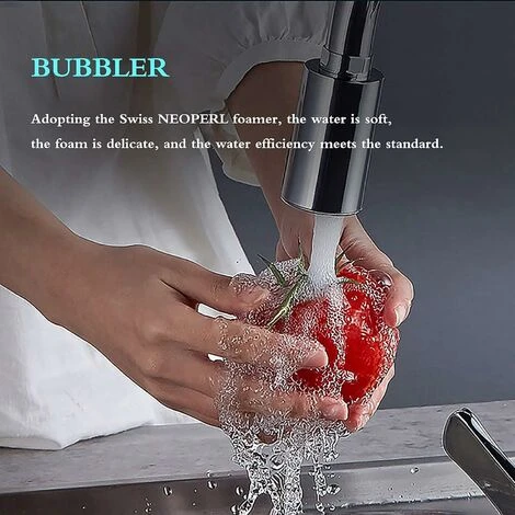 Robinet Intelligent Sans Contact Avec Capteur De Mouvement, économiseur D'eau, Robinet Pour Salle De Bain, Cuisine, Convient Fontainebleau Argent 4 Robinet Intelligent Sans Contact Avec Capteur De Mouvement, économiseur D'eau, Robinet Pour Salle De Bain, Cuisine, Convient Fontainebleau Argent – Image 4