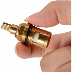 Tete A Disques Ceramique, Paire De Cartouches Céramique Universelles De Rechange Pour Robinet, 1/2" Quart De Tour 20 Crans X 50mm Fontainebleau -Grohe || Hansgrohe Soldes Magasin 50922747 4