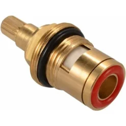 Tete A Disques Ceramique, Paire De Cartouches Céramique Universelles De Rechange Pour Robinet, 1/2" Quart De Tour 20 Crans X 50mm Fontainebleau -Grohe || Hansgrohe Soldes Magasin 50922747 5