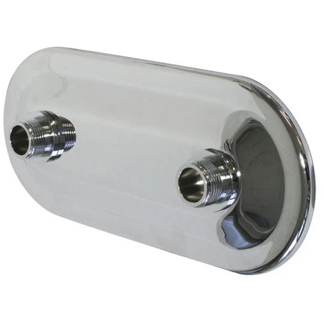 Platine Chromée Pour Sortie De Cloison FIXOPLAC Entraxe 150mm SOMATHERM 1 Platine Chromée Pour Sortie De Cloison FIXOPLAC Entraxe 150mm SOMATHERM