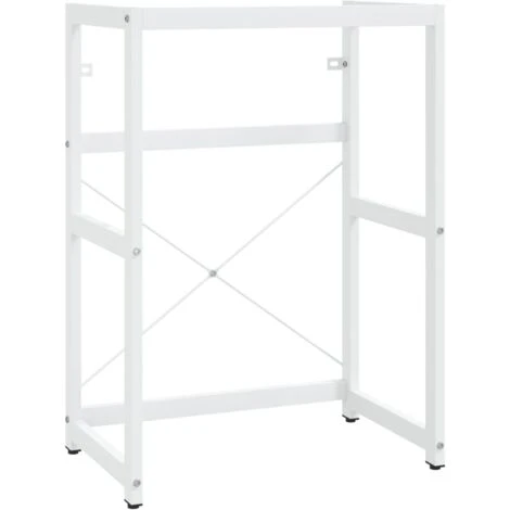 Cadre De Lavabo De Salle De Bain Blanc 59x38x83 Cm Fer VidaXL 1 Cadre De Lavabo De Salle De Bain Blanc 59x38x83 Cm Fer VidaXL