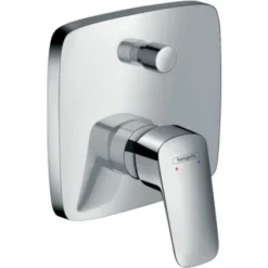 Facade Pour Mitigeur Encastré Bain/douche Logis Chromé - Corps Encastré Hansgrohe Pour Robinetterie Ibox - Outil D Aide Au Montage -Grohe || Hansgrohe Soldes Magasin 56130349 5
