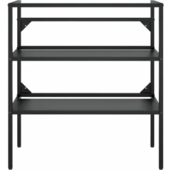 Cadre De Lavabo De Salle De Bain Noir 79x38x83 Cm Fer 7 Cadre De Lavabo De Salle De Bain Noir 79x38x83 Cm Fer -Grohe || Hansgrohe Soldes Magasin 57843169 3