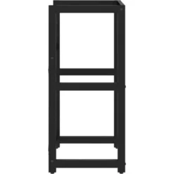 Cadre De Lavabo De Salle De Bain Noir 40x38x83 Cm Fer 8 Cadre De Lavabo De Salle De Bain Noir 40x38x83 Cm Fer -Grohe || Hansgrohe Soldes Magasin 57843266 4