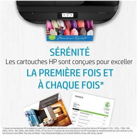 HP 305 Pack De 2 Cartouches D'Encre Noire Et Trois Couleurs Authentiques (6ZD17AE) 4 HP 305 Pack De 2 Cartouches D'Encre Noire Et Trois Couleurs Authentiques (6ZD17AE) – Image 4