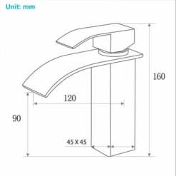 ONECE Robinet Cascade Pour Lavabo , Mitigeur Cascade Brossé, Robinet Salle De Bains En Laiton Monotrou Sur Plage, Cartouche Céramique, Robinetterie Salle De Bains Design Elégant -Grohe || Hansgrohe Soldes Magasin 58150579 4