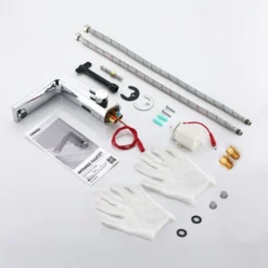 LONHEO Robinet De Lavabo Infrarouge Automatique Mitigeur à Eau Chaude Et Froide En Laiton Robinet à Capteur Infrarouge Pour Vasque à Poser, Chromé -Grohe || Hansgrohe Soldes Magasin 58187386 4