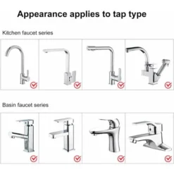 Déstockage 360 Degrés Aérateur De Robinet, Filtre économiseur D'eau Pivotant Tête De Robinet De Cuisine 2 Modes Réglable Douche Tête Filtre Pulvérisateur Cuisine Économiseur D'eau Double Fonction Rot -Grohe || Hansgrohe Soldes Magasin 58883556 4
