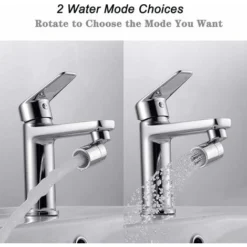 Déstockage 360 Degrés Aérateur De Robinet, Filtre économiseur D'eau Pivotant Tête De Robinet De Cuisine 2 Modes Réglable Douche Tête Filtre Pulvérisateur Cuisine Économiseur D'eau Double Fonction Rot -Grohe || Hansgrohe Soldes Magasin 58883556 5