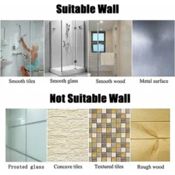 ZOLGINAH 3 Pcs Support Douche Ventouse, Rotation 360 ° Pommeau De Douche Reglable Sans Percer Pour Accessoire Fixation Douchette Salle De Bains (Argent) -Grohe || Hansgrohe Soldes Magasin 59343990 3