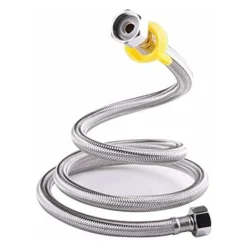 DENUOTOP Connecteurs Tuyau De Robinet, Rallonge De Robinet De Raccordement Tuyau De Raccordement En Acier Inoxydable Tuyau Blindé Pour Mitigeur De Robinet-30 Cm 9 DENUOTOP Connecteurs Tuyau De Robinet, Rallonge De Robinet De Raccordement Tuyau De Raccordement En Acier Inoxydable Tuyau Blindé Pour Mitigeur De Robinet-30 Cm -Grohe || Hansgrohe Soldes Magasin 60007645 5