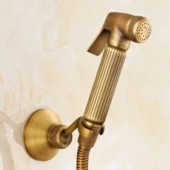 Kit Douchette WC Pour Toilette, Antique Pulvérisateur De Bidet Laiton Bidet Pulvérisateur Mural Pulvérisateur De Bidet à Main Avec Tuyau, Support -Grohe || Hansgrohe Soldes Magasin 60657345 3