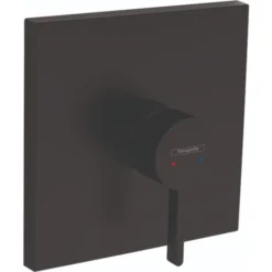 Facade Pour Mitigeur Douche Encastré Noir Mat Finoris Hansgrohe