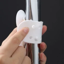 Silicone Douche Ventouse Support Douche Silicone Support De Douchette Reglable Sans Percage Installation Rapide, Taille De Développement 4X14cm (Blanche) 2 Pcs，Lilaris -Grohe || Hansgrohe Soldes Magasin 64004276 3