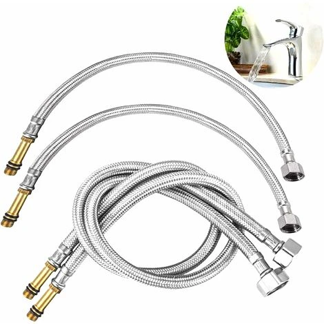 4pcs Tuyau De Raccordement Flexible,Flexible Sanitaire Inox,Flexible Robinet,Tuyaux De Raccordement Flexibles,Flexible Sanitaire Intérieur,Pour Évier Mitigeur De Robinet Monobloc 56Vingt 1 4pcs Tuyau De Raccordement Flexible,Flexible Sanitaire Inox,Flexible Robinet,Tuyaux De Raccordement Flexibles,Flexible Sanitaire Intérieur,Pour Évier Mitigeur De Robinet Monobloc 56Vingt