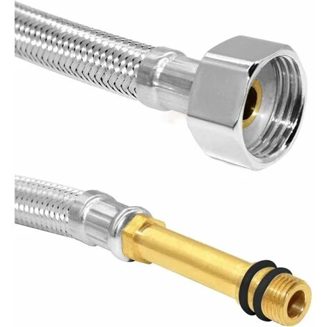 4pcs Tuyau De Raccordement Flexible,Flexible Sanitaire Inox,Flexible Robinet,Tuyaux De Raccordement Flexibles,Flexible Sanitaire Intérieur,Pour Évier Mitigeur De Robinet Monobloc 56Vingt 3 4pcs Tuyau De Raccordement Flexible,Flexible Sanitaire Inox,Flexible Robinet,Tuyaux De Raccordement Flexibles,Flexible Sanitaire Intérieur,Pour Évier Mitigeur De Robinet Monobloc 56Vingt – Image 3