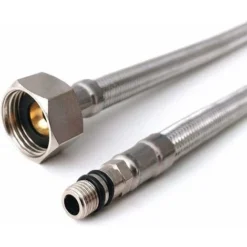 YIDOMDE Lot De 2 Mitigeurs De Cuisine/lavabo Monobloc Pour Robinet, Tuyaux Flexibles, Tuyau De Sortie, Raccord De Tuyau M10 X 1/2 600 Mm De Long, Argent 9 YIDOMDE Lot De 2 Mitigeurs De Cuisine/lavabo Monobloc Pour Robinet, Tuyaux Flexibles, Tuyau De Sortie, Raccord De Tuyau M10 X 1/2 600 Mm De Long, Argent -Grohe || Hansgrohe Soldes Magasin 65745493 5