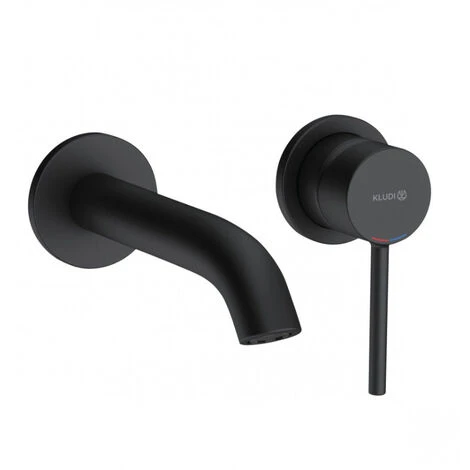 Kludi BOZZ Kit Mitigeur Lavabo Mural 2 Trous à Encastrer, Noir Mat + Corps à Encastrer Pour Mitigeur De Lavabo 2 Trous (382443976-C) 3 Kludi BOZZ Kit Mitigeur Lavabo Mural 2 Trous à Encastrer, Noir Mat + Corps à Encastrer Pour Mitigeur De Lavabo 2 Trous (382443976-C) – Image 3