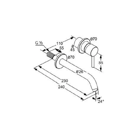 Kludi BOZZ - Mitigeur De Lavabo Encastré (382450576-set) 3 Kludi BOZZ - Mitigeur De Lavabo Encastré (382450576-set) – Image 3