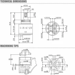 Cartouche De Robinet En Céramique Pour Mitigeur Valve Remplacement 35MM 9 Cartouche De Robinet En Céramique Pour Mitigeur Valve Remplacement 35MM -Grohe || Hansgrohe Soldes Magasin 66741691 5
