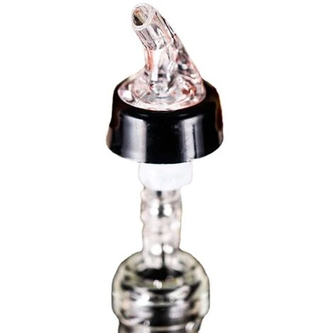 1 Pièces Becs à Liqueur, Bec Verseur Alcool Auto-Pour 3cl, Bouchon Bouteille Vin, Transparent/noir, Plastique Ephé 5 1 Pièces Becs à Liqueur, Bec Verseur Alcool Auto-Pour 3cl, Bouchon Bouteille Vin, Transparent/noir, Plastique Ephé – Image 5