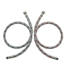 Tuyaux De Raccordement Flexibles Robinets G3/8 X M10 X 60 Cm Rallonge De Tuyau Eau Chaude Et Froide Pour Mitigeur Robinet Evier Cuisine Lavabo Salle De Bain Anti-corrosion Ephé 9 Tuyaux De Raccordement Flexibles Robinets G3/8 X M10 X 60 Cm Rallonge De Tuyau Eau Chaude Et Froide Pour Mitigeur Robinet Evier Cuisine Lavabo Salle De Bain Anti-corrosion Ephé -Grohe || Hansgrohe Soldes Magasin 67359280 5