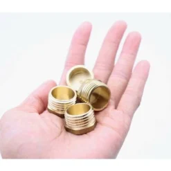 4 Pièces Bouchon En Laiton 1/2" Mâle Filetage Extérieur Laiton Pipe Hex Bouchon à Tête Raccord Clapet De Sortie Bouchon D'obturation Bouchon De Tuyau - Bouchon Hexagonal Ephé -Grohe || Hansgrohe Soldes Magasin 67359298 4