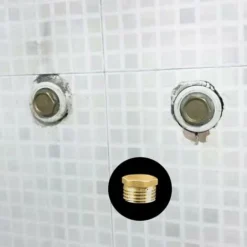 4 Pièces Bouchon En Laiton 1/2" Mâle Filetage Extérieur Laiton Pipe Hex Bouchon à Tête Raccord Clapet De Sortie Bouchon D'obturation Bouchon De Tuyau - Bouchon Hexagonal Ephé -Grohe || Hansgrohe Soldes Magasin 67359298 5