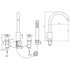 Robinet Mélangeur Bain-douche Sur Plage Chromé - Céfalu -Grohe || Hansgrohe Soldes Magasin 67591663 3