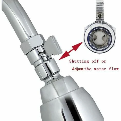 Vanne D'arrêt En Cuivre - Pour Pommeau De Douche, Pour Régler La Température De L'eau Facilement Et Pas Fréquemment 4 Vanne D'arrêt En Cuivre - Pour Pommeau De Douche, Pour Régler La Température De L'eau Facilement Et Pas Fréquemment – Image 4