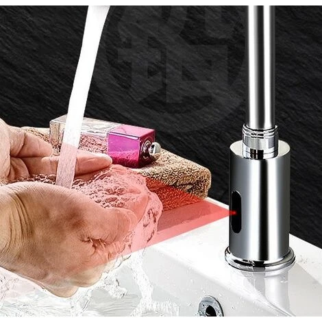 Robinet à Induction Lavabo Infrarouge Automatique Sans Contact Intelligent 5 Robinet à Induction Lavabo Infrarouge Automatique Sans Contact Intelligent – Image 5
