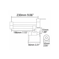 ELLE Laiton Double Switch Robinet De Bassin Plié Dans Le Mur Noir 8 ELLE Laiton Double Switch Robinet De Bassin Plié Dans Le Mur Noir -Grohe || Hansgrohe Soldes Magasin 70977694 4