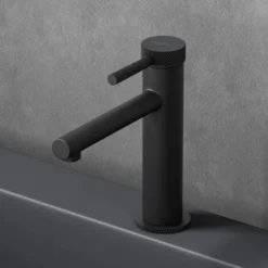 Sogood Robinet Mitigeur Noir Mat Pour Lavabo Ou Vasque Design 18,1cm