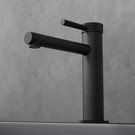 Sogood Robinet Mitigeur Noir Mat Pour Lavabo Ou Vasque Design 18,1cm 2 Sogood Robinet Mitigeur Noir Mat Pour Lavabo Ou Vasque Design 18,1cm – Image 2