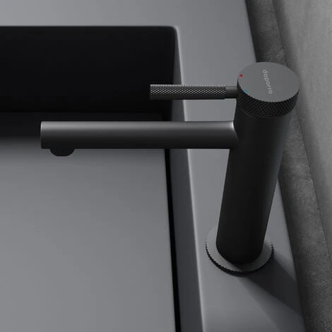 Sogood Robinet Mitigeur Noir Mat Pour Lavabo Ou Vasque Design 18,1cm 3 Sogood Robinet Mitigeur Noir Mat Pour Lavabo Ou Vasque Design 18,1cm – Image 3