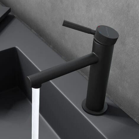 Sogood Robinet Mitigeur Noir Mat Pour Lavabo Ou Vasque Design 18,1cm 4 Sogood Robinet Mitigeur Noir Mat Pour Lavabo Ou Vasque Design 18,1cm – Image 4