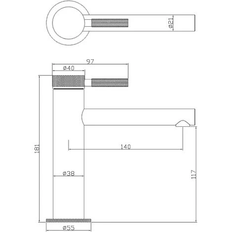 Sogood Robinet Mitigeur Noir Mat Pour Lavabo Ou Vasque Design 18,1cm 5 Sogood Robinet Mitigeur Noir Mat Pour Lavabo Ou Vasque Design 18,1cm – Image 5