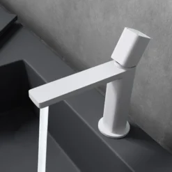 Sogood Robinet Mitigeur Blanc Pour Lavabo Ou Vasque De Salle De Bain 19,6 Cm Design Minimaliste -Grohe || Hansgrohe Soldes Magasin 71432386 4