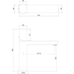 Sogood Robinet Mitigeur Blanc Pour Lavabo Ou Vasque De Salle De Bain 19,6 Cm Design Minimaliste -Grohe || Hansgrohe Soldes Magasin 71432386 5