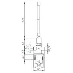 Robinet Temporisé Avec Commande Au Genou Par MCM, Levier Longueur 300 Mm -Grohe || Hansgrohe Soldes Magasin 71638586 4