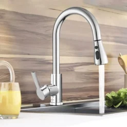 AIDUCHO 3 Modes Douchette Robinet Cuisine, Extractible Douchette Evier Cuisine G1/2 Tête Robinet Cuisine Douchette Remplacement Pour Salle De Bain Lavabo -Grohe || Hansgrohe Soldes Magasin 73527913 5