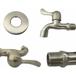 Acier Inoxydable Blanchisserie Salle De Bain Machine à Laver Robinet Vadrouille étang Bibcock Mural Simple Robinet D'eau Froide -Grohe || Hansgrohe Soldes Magasin 75357365 3